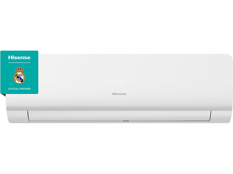 Aire acondicionado Split 1 x 1 - Hisense KC25 Smart Clima, 2500 fg/h, Wi Fi, Autolimpieza, Blanco