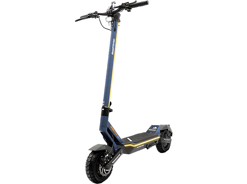 Patinete eléctrico - Smartgyro Raptor Dual EVO, Tipo 1 / VPL, Potencia Nominal 1000W, Doble Motor, Carga máx. 110 kg, 16000 mAh, 25 km/h, Azul