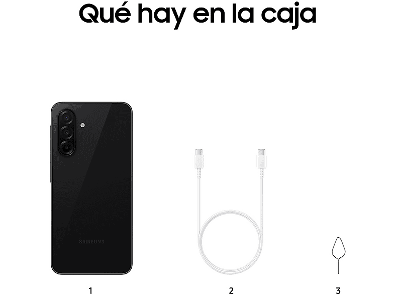 Móvil - Samsung Galaxy A26 5G, Negro, 128 GB, 6 GB RAM, 6.7" FHD+ Super AMOLED, Samsung Exynos 1380, 5000 mAh, Android 15