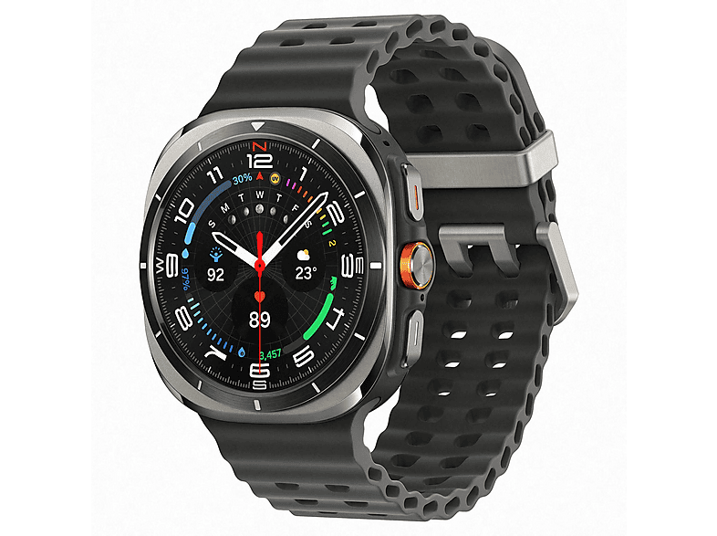 Smartwatch - Samsung SM-L705FZS2PHE, 47 mm, Titanio, Negro / Plata Titanio