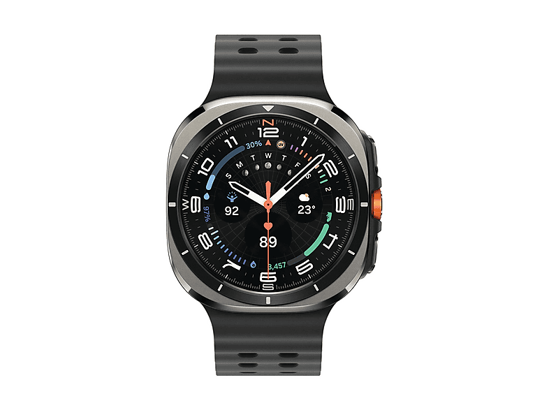Smartwatch - Samsung SM-L705FZS2PHE, 47 mm, Titanio, Negro / Plata Titanio