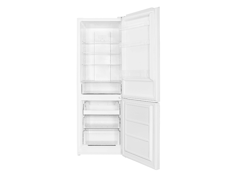 Frigorífico combi - OK . OFK 611-1 E NF W, No Frost, 186 cm Altura, 293l, Libre Instalación, 4 Estrellas, Blanco