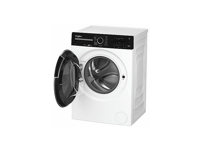Lavadora carga frontal - Whirlpool WPM 87W ADS SPT, 8 kg, 1351 rpm, 18 programas, Blanco