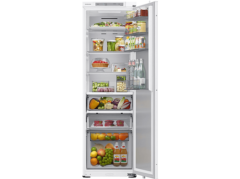 Frigorífico una puerta integrable - Samsung BRR29703EWW/EF, All-Around Cooling, No Frost, 177.5 cm, 289 l, Wifi, Sin Panelar