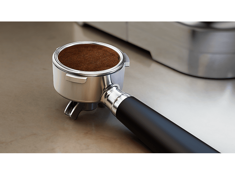 Cafetera express - Philips Barista Brew PSA3228/01, Molinillo integrado, Prensador calibrado premium, doble container de café, Capacidad 2,3l, 15 bar.