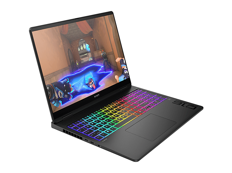 Portátil gaming - HP OMEN MAX 16-ak0008ns Copilot+ PC, 16" WQXGA, AMD Ryzen™ AI 9 HX375 55 TOPS, 32GB RAM, 1TB SSD, GeForce RTX™ 5070 Ti, W11 Home