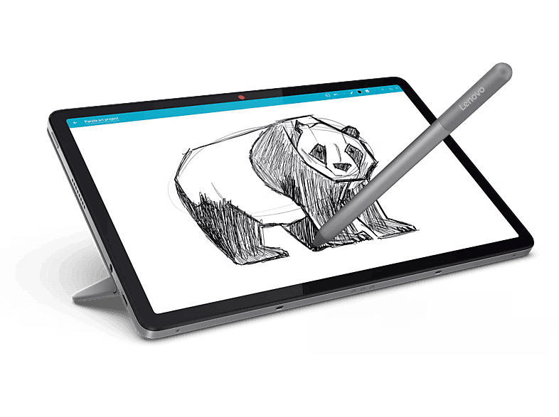 Portátil - Lenovo Chromebook Duet 11M889, 10.95" WUXGA, MediaTek Kompanio 838, 8GB RAM, 128GB eMMC, Mali-G57, Google Chrome OS, Incl Funda y Pen, Gris