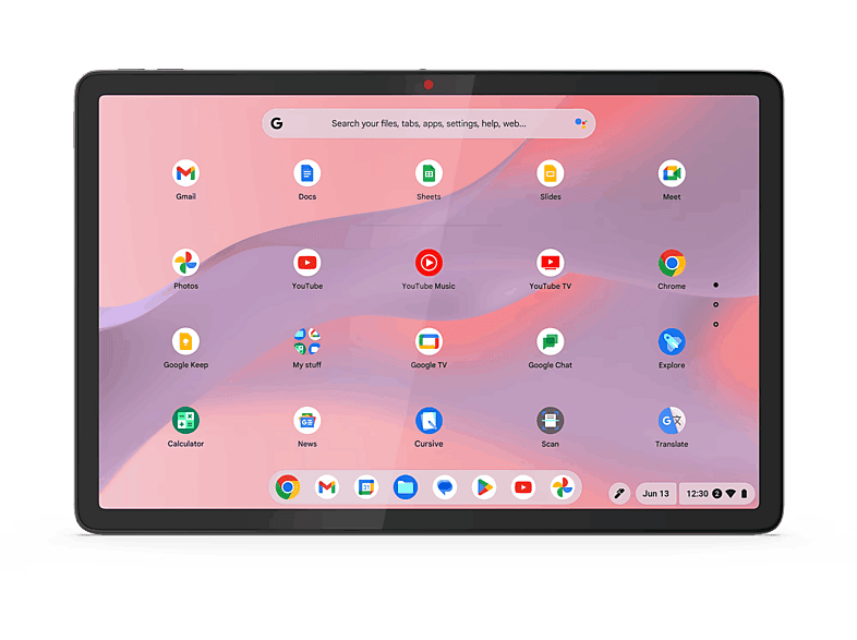 Portátil - Lenovo Chromebook Duet 11M889, 10.95" WUXGA, MediaTek Kompanio 838, 8GB RAM, 128GB eMMC, Mali-G57, Google Chrome OS, Incl Funda y Pen, Gris