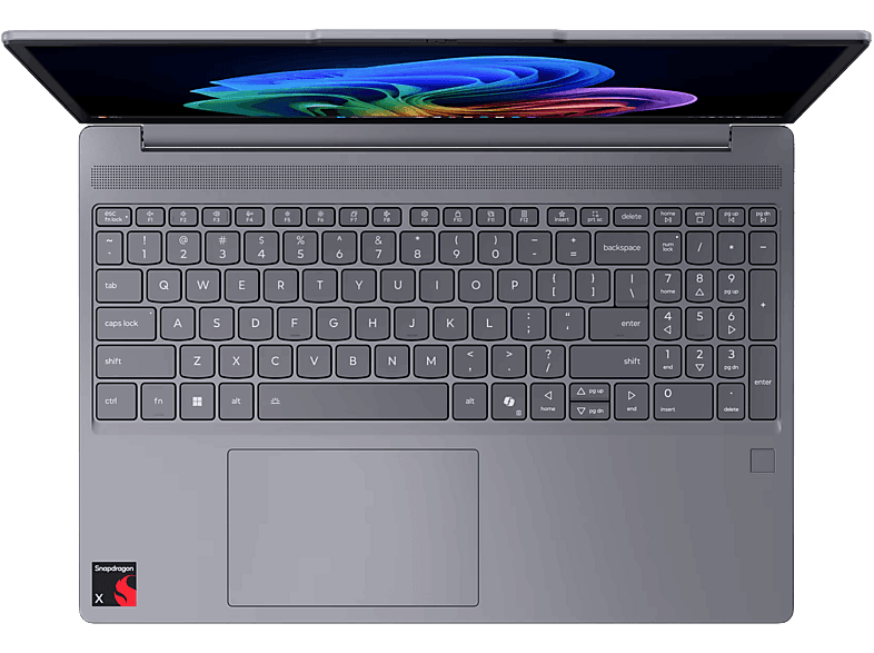 Portátil - Lenovo IdeaPad Slim 3 15Q8X10 Copilot+ PC, 15.1" WQXGA OLED, Snapdragon® X X1-26-100, 45 TOPS, 16GB RAM, 512GB SSD, Adreno™ Graphics, W11H