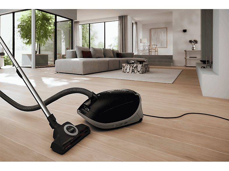 Aspirador con bolsa - Miele Guard M1 Cat & Dog, 890W, Depósito 4.5l, 4 Niveles de Potencia, Especial para Mascotas, Obsidian Black