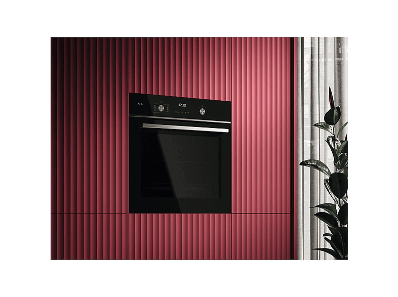 Horno - AEG GS6PB51FAB, Multifunción, Pirolítico, 71 l, Sonda térmica, AirFry, 60 cm, Negro