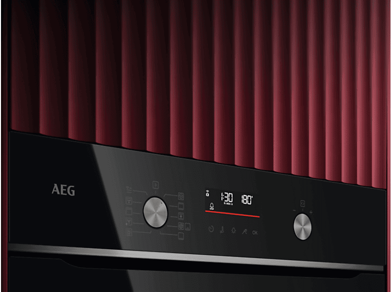 Horno - AEG GS6PB51FAB, Multifunción, Pirolítico, 71 l, Sonda térmica, AirFry, 60 cm, Negro