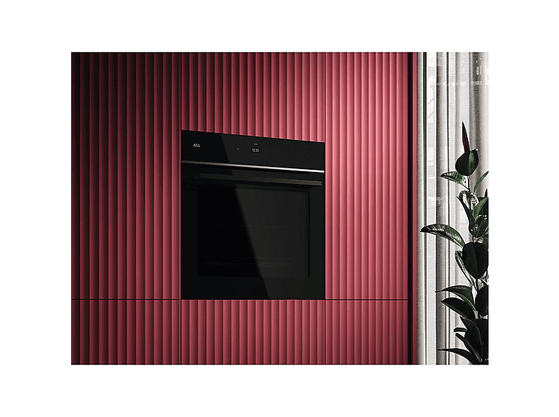 Horno - AEG TE8PB731AB, Multifunción, Pirolítico, 71 l, 60 cm, Negro