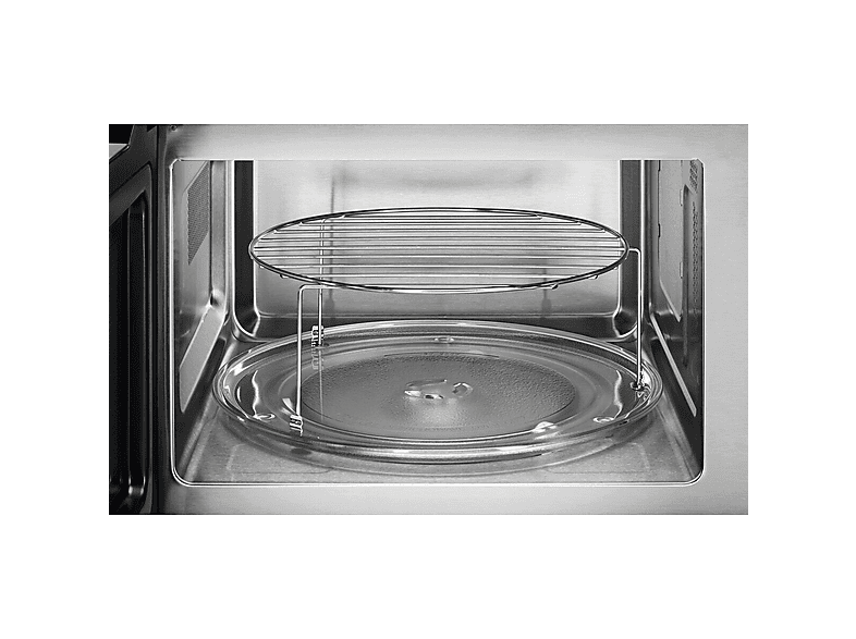 Microondas con grill - AEG TMS5G25IEM, 900 W, 8 niveles, Función Descongelación, 25 l, Negro/Inox