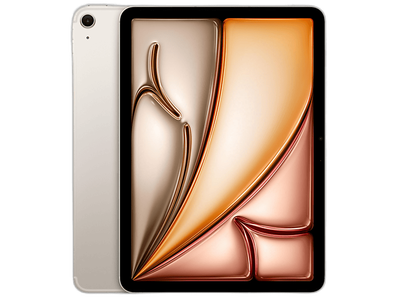 Tablet - Apple iPad Air (2025), 1TB, Blanco estrella, 11", WiFi+CELL, Pantalla Liquid Retina, Chip M3, 9GPU
