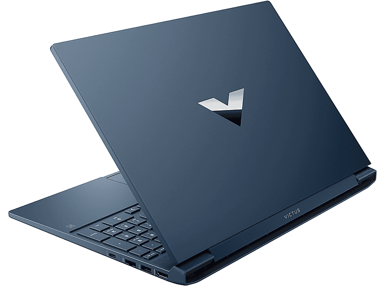 Portátil gaming - HP Victus 15-fb3006ns, 15.6" Full-HD, AMD Ryzen™ 7-8845HS, 16 GB RAM, 512 GB SSD, GeForce RTX™ 4050, Sin sistema operativo, Azul