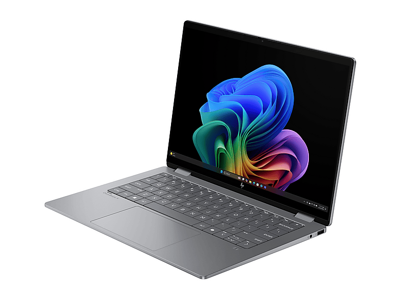 Convertible 2 en 1 - HP OmniBook X 14-fk0002ns Copilot+ PC, 50 TOPS, 3K, AMD Ryzen™ AI 7 350, 32GB RAM, 1TB SSD, AMD Radeon™ 860M, W11 H, Plata