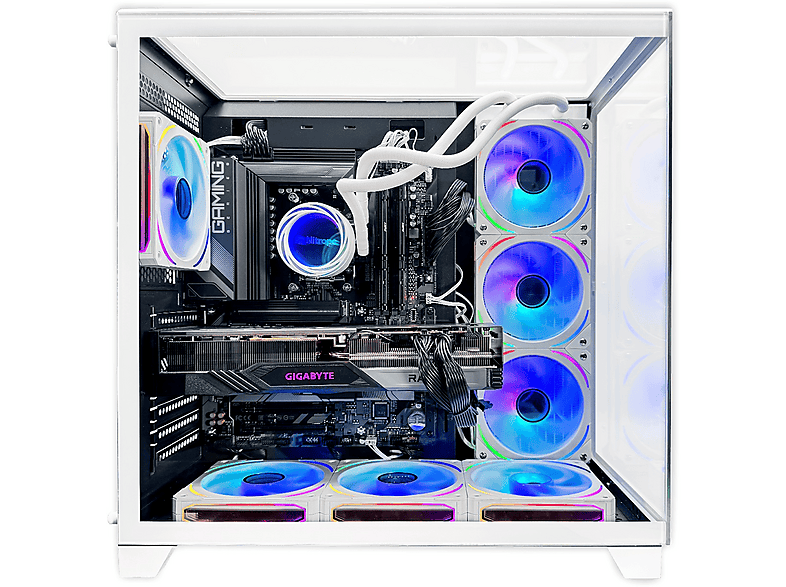 PC Gaming - Nitropc Extremo, Intel Core i9-12900KF (16 núcleos, 24 hilos | 2,40 GHz hasta 5,20 GHz), 32 GB RAM, 2 TB SSD, GeForce RTX™ 5070, Blanco