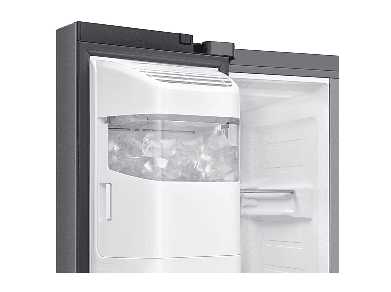 Frigorífico americano - Samsung Bespoke AI RS70F65KDTEF, All Around Cooling, No Frost, 178.4 cm, 640 l, Dispensador agua y hielo, Inox