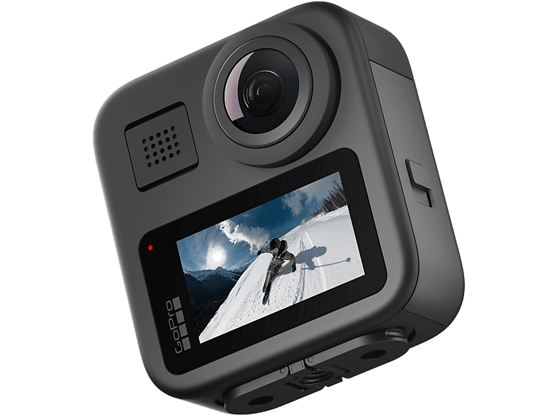 Cámara deportiva - GoPro MAX, 5K, 360º, 1.69", Sumergible hasta 5m, Negro