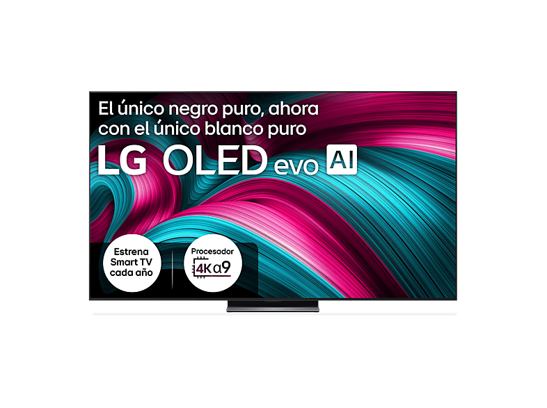 TV OLED 83" - LG OLED83C54LA, OLED 4K, Procesador Inteligente α9 AI Processor 4K Gen8, Smart TV, DVB-T2 (H.265), Negro