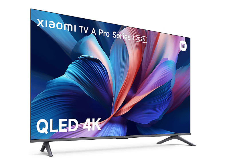 TV QLED 43" - Xiaomi 43 A PRO, QLED 4K, Quad cortex A55, Smart TV, Google TV, Negro