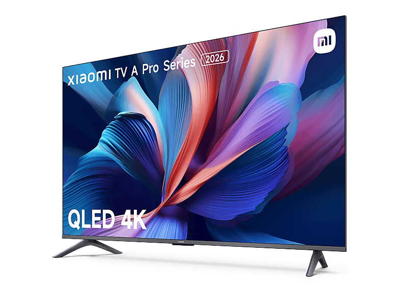 TV QLED 43" - Xiaomi 43 A PRO, QLED 4K, Quad cortex A55, Smart TV, Google TV, Negro