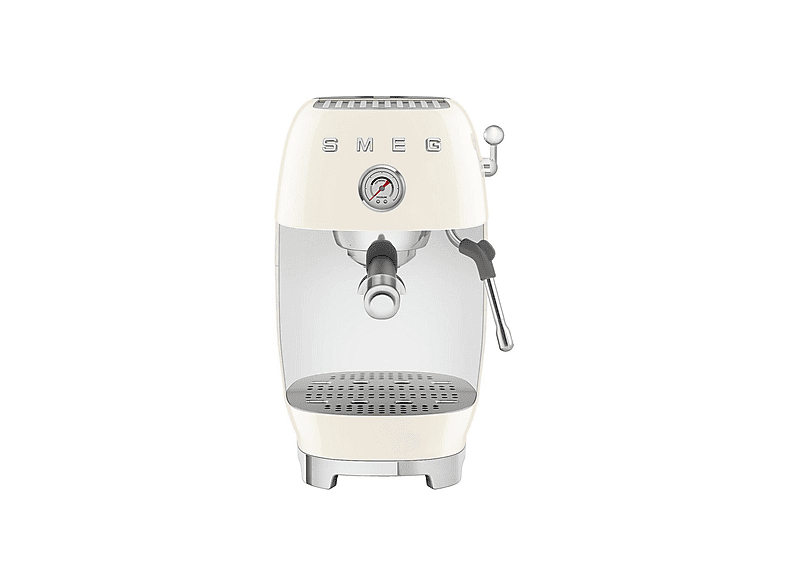 Cafetera espresso - Smeg ECF03CREU, 15 bar, 1650 W, crema
