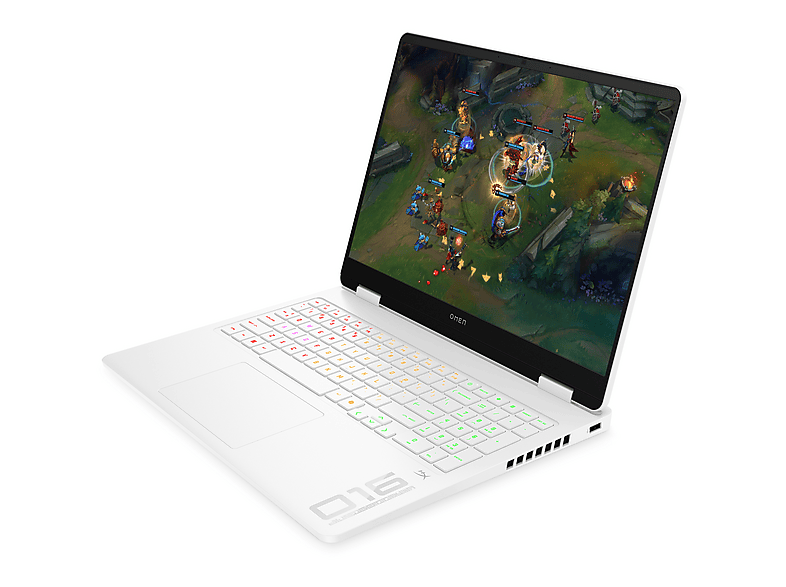 Portátil gaming - HP OMEN 16-am0025ns, 16" 2K, Intel® Core™ 7 240H, 32GB RAM, 1TB SSD, GeForce RTX™ 5070, Sin sistema operativo, Blanco cerámica