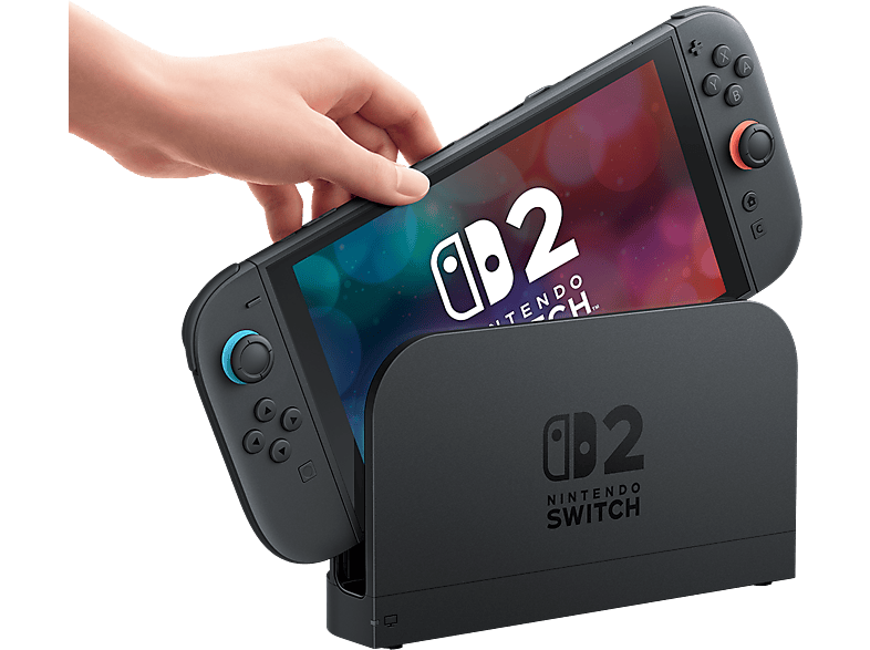 Consola - Nintendo Switch 2, 7.9” Full HD HDR 120 Hz, 256 GB, Magnetic Joy-Con 2 con modo ratón, Azul y Rojo Neón