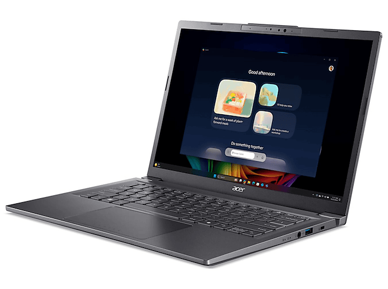 Portátil - Acer Aspire 14 AI A14-52M Copilot+ PC, 14" WUXGA OLED, Intel® Core™ Ultra 7 258V, 47 TOPS, 32GB RAM, 1TB SSD, Arc™ GPU Graphics, Windows 11