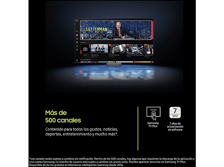 TV QLED 75" - Samsung TQ75Q7F5AUXXC, QLED 4K, Q4 AI Processor, Smart TV full AI, Negro