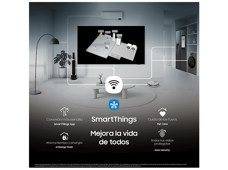 TV OLED 83" - Samsung TQ83S93FAEXXC, OLED 4K, NQ4 AI Gen3 Processor, Smart TV, Full AI, Negro grafito