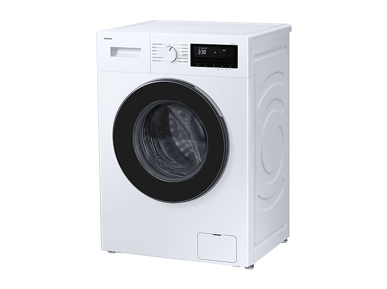 Lavadora carga frontal - Samsung WW80FG3M05AWEC, 8 kg, 1400 rpm, 12 programas, Motor Digital Inverter, Clase A, Blanco