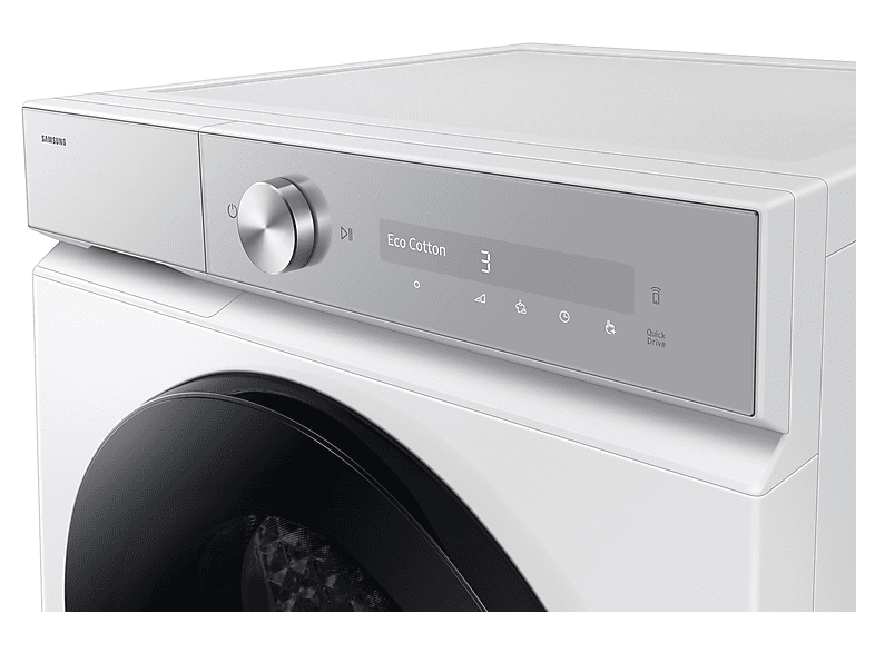 Secadora bomba de calor - Samsung Bespoke AI DV90DB8845GHU3, 9 Kg, 19 programas, OptimalDry A, Blanco