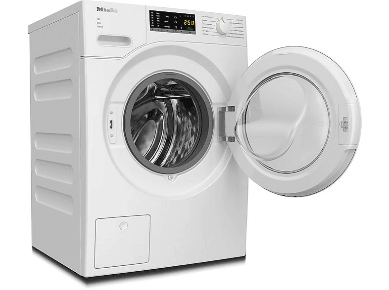 Lavadora carga frontal - Miele WWA120 WCS, 8 kg, 1400 rpm, 12 programas, CapDosing, AddLoad, Blanco loto