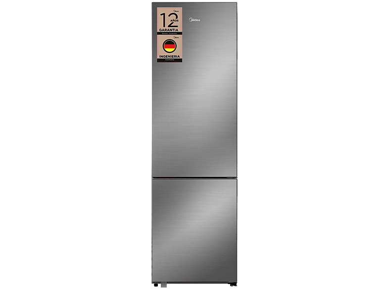 Frigorífico Combi - Midea Space Master MDRB600MME46, Capacidad Extra 443L, Total No Frost, 201 cm altura, Cajón 0º, Inox