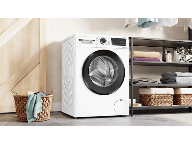 Lavadora carga frontal - Bosch WGG254Z4ES, Serie 6, 10 kg, 1400 rpm, 15 programas, Iron Assist anti arrugas, Speed Perfect, Blanco