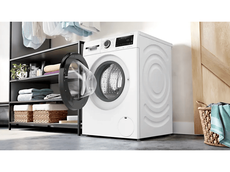 Lavadora carga frontal - Bosch WGG254Z4ES, Serie 6, 10 kg, 1400 rpm, 15 programas, Iron Assist anti arrugas, Speed Perfect, Blanco