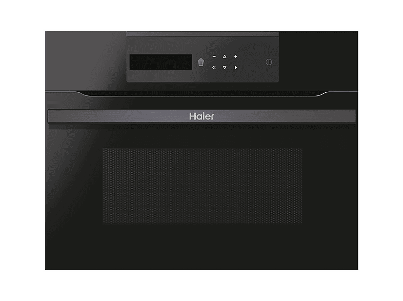 Microondas integrable - Haier I-Message Compact Series 4 HWO45NB4B0B1, 5 potencia, 34 l, Negro