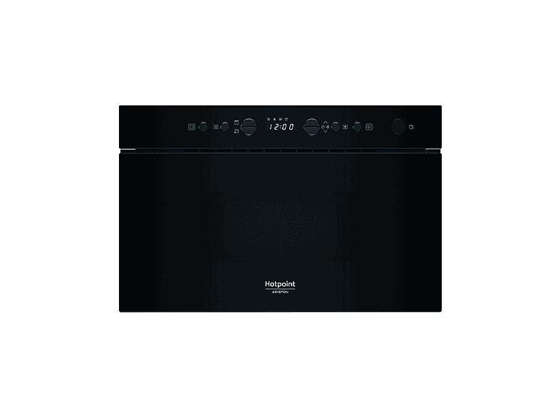 Microondas integrable - Hotpoint HAMN13BB, 4 potencia, Negro