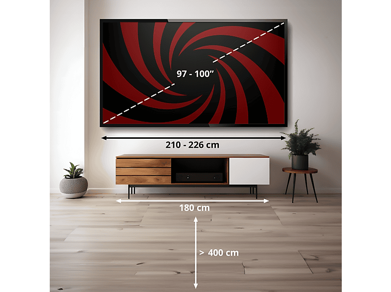TV QNED 100" - LG 100QNED86A6, UHD 4K, Procesador Inteligente α8 AI Processor 4K Gen2, Smart TV, DVB-T2 (H.265), Charcoal Black