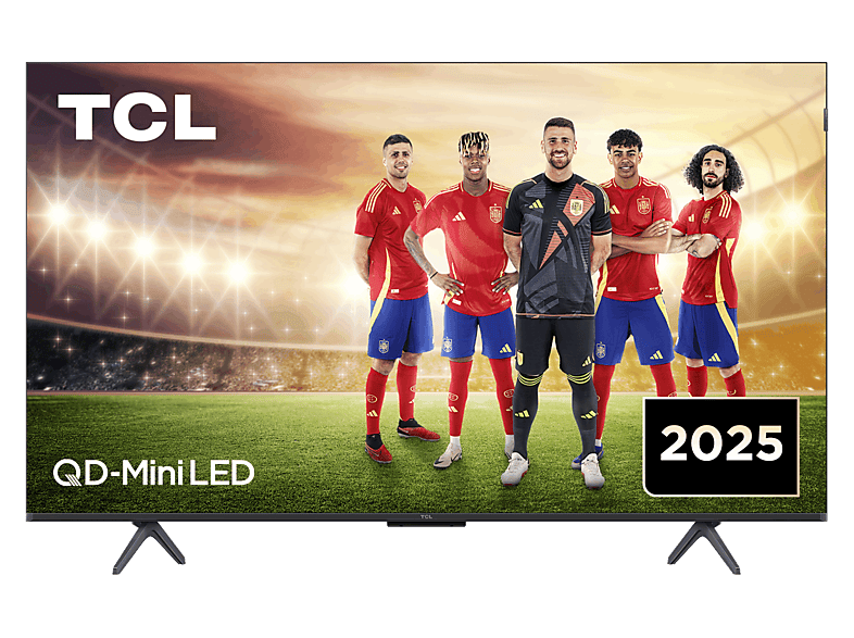 Televisor - TCL, TV QD-Mini LED 50" - TCL 50C6KS, 4K HDR Premium, FALD, Smart TV con Google TV, Dolby Vision IQ·Atmos, 60Hz, Wifi