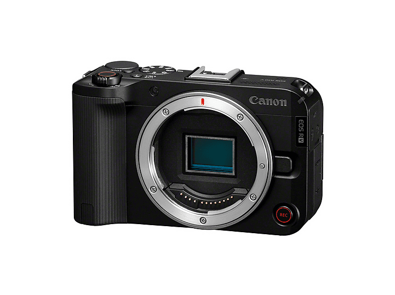 Cámara EVIL - Canon EOS R50 V + RF-S 14-30mm, 24.2 MP, Pantalla táctil LCD TFT color 7.5 cm, Wi-Fi, 4K a 60p, Dual Pixel CMOS Auto Focus, Negro