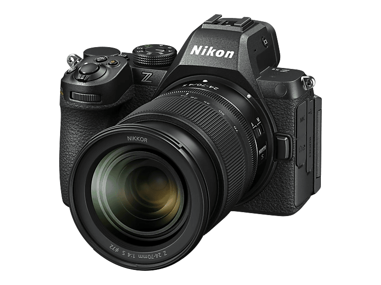 Cámara EVIL - Nikon Z5II C/24-50mm Kit + eBook+ Cursos+ 5 años de garantía, 24.5 megapixel, Sensor CMOS de 35,9 × 23,9 mm, Wi-Fi, Negro