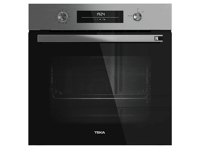 Horno - Teka HSB 6360 P, Multifunción, Pirolítico, 70l, 59.5 cm Ancho, 8 Funciones de Cocinado, Esmalte BrightClean, Acero inoxidable