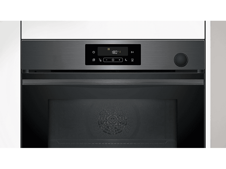 Horno a vapor - Balay 3HA4121G3, Multifunción, Aquálisis, 71 l, Función Freidora de aire, Función Vapor Plus,60 cm, Negro