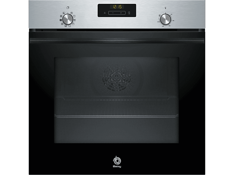 Horno a vapor - Balay 3HA4031X3, Multifunción, Limpieza por agua, 71 l, Aire Caliente 3D Profesional, Vapor Plus, 60 cm, Inox