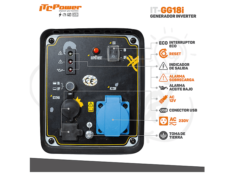 Generador eléctrico - ITC Power GG18i
