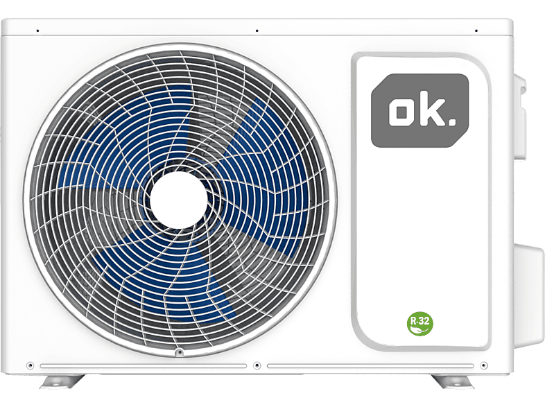 Aire acondicionado Split 1 x 1 - OK . OAC 12225 ES SET, 3009 fg/h, Inverter, Auto Limpieza, Temporizador 24h, Blanco